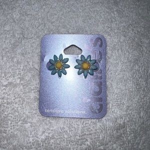 Flower Earrings from Claire’s